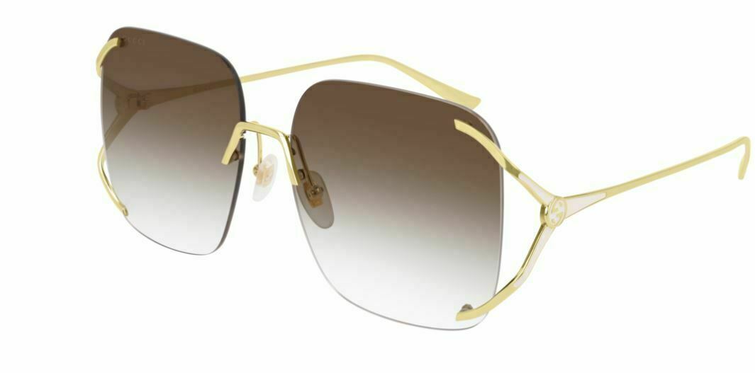 Gucci GG0646S 002 Gold Gradient Polarized Sunglasses for Women - Luxury Designer Shades for Driving, Beach & Outdoor Fashion