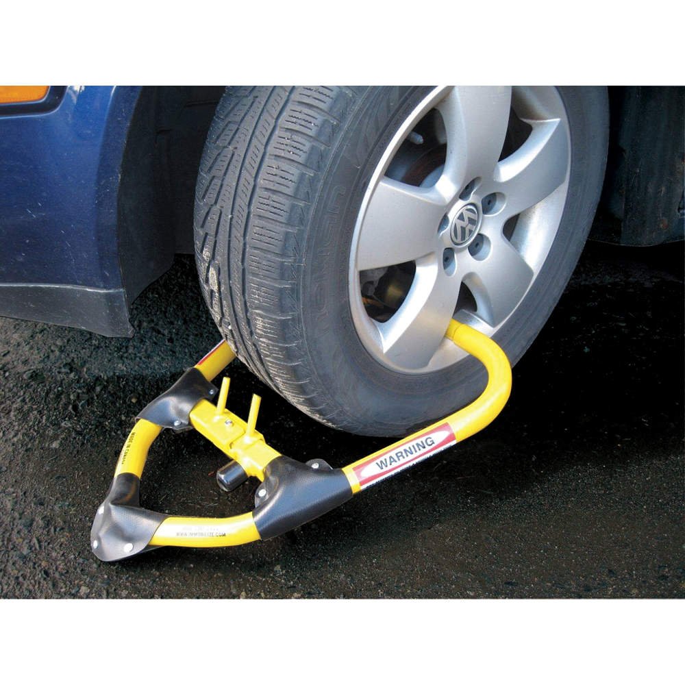 CI00520 Wheel Lock - High Security Anti-Theft Car Wheel Locks for Vehicles, Trucks & SUVs | Durable Alloy Steel Construction | Easy Installation | Perfect for Parking Security & Theft Prevention