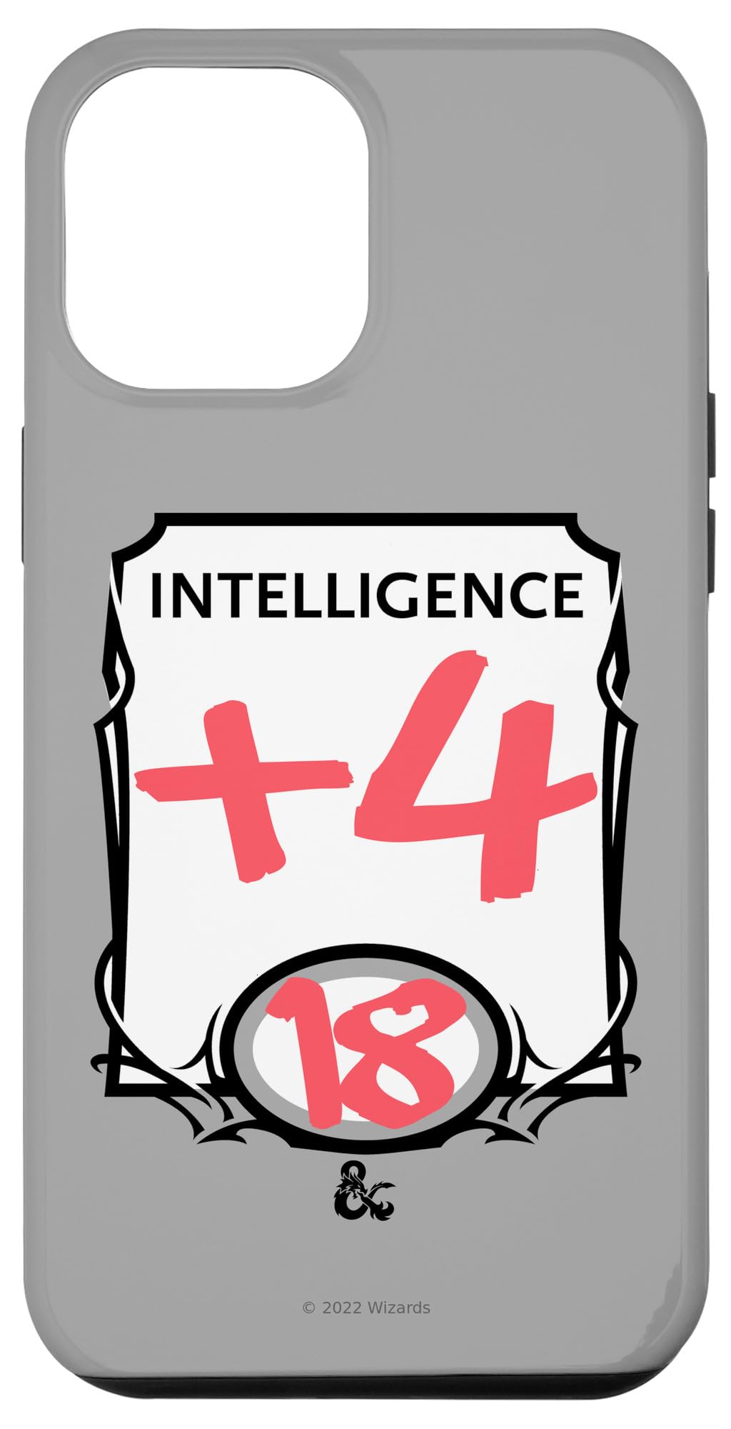 iPhone 12 Pro Max Case - D&D Inspired Fantasy Design with Intelligence Theme | Perfect for Gamers & Fantasy Lovers | Protective Cover for iPhone 12 Pro Max (6.7