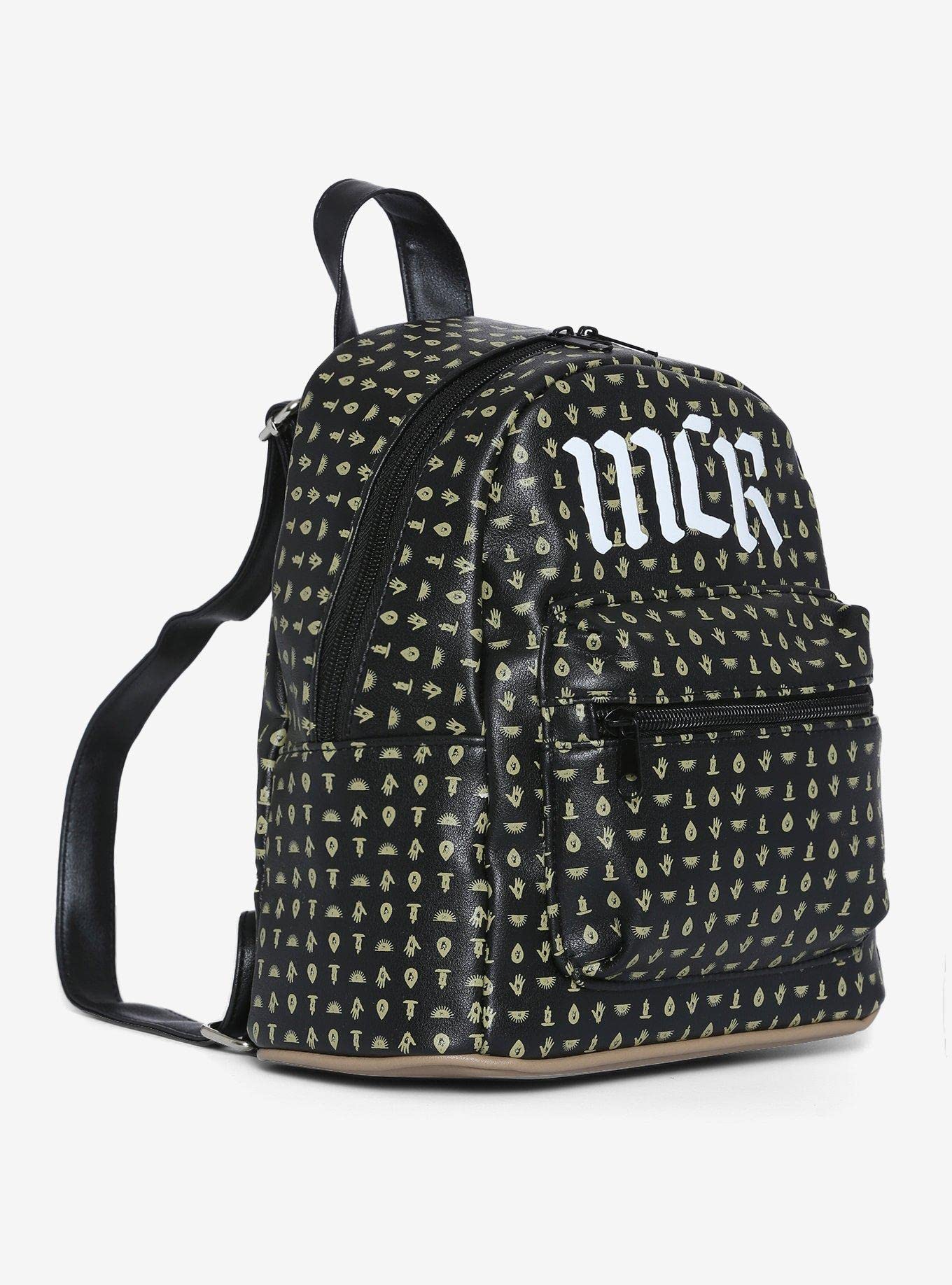 My Chemical Romance Symbols Mini Backpack - Official Hot Topic Licensed Merchandise | Gothic Punk Fashion Accessory for Concerts, School & Everyday Use