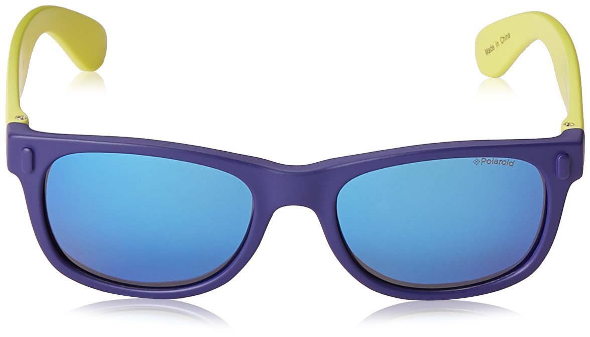 **Polaroid P0115/S Kids' Rectangular Sunglasses - UV Protection, Lightweight & Durable for Outdoor Play, Beach, and Sports**
