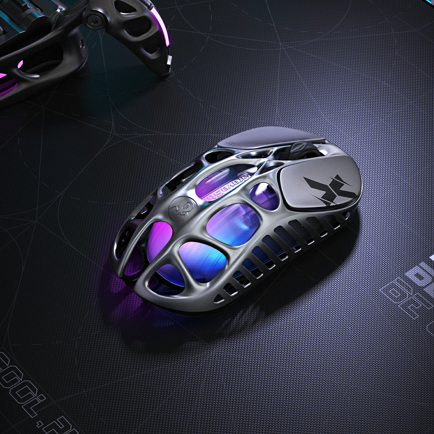 Mercury X Wireless Gaming Mouse - Ergonomic RGB LED, 16000 DPI, Rechargeable - Perfect for PC, Mac, Laptop Gaming & Office Work