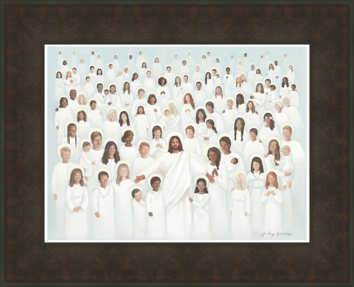 Body of Christ Christian Wall Art by Hailey Kinsey - Inspirational Home Decor for Church, Prayer Room & Faith-Based Gifts