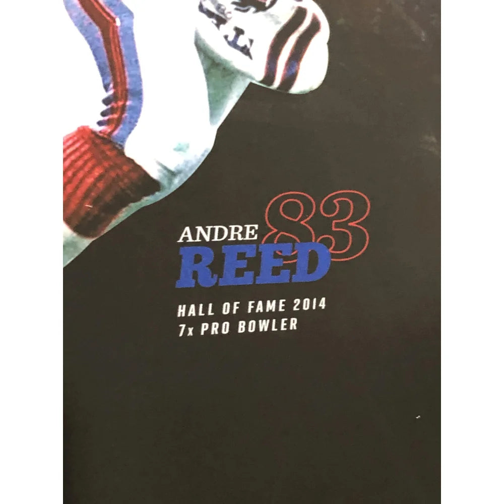 Authentic Buffalo Bills Hall of Famers Signed 16x20 Photo - Limited Edition #D/25 with JSA COA - Jim Kelly, Andre Reed, Bruce Smith, Thurman Thomas - Perfect for NFL Memorabilia Collectors and Bills Fans Home Decor