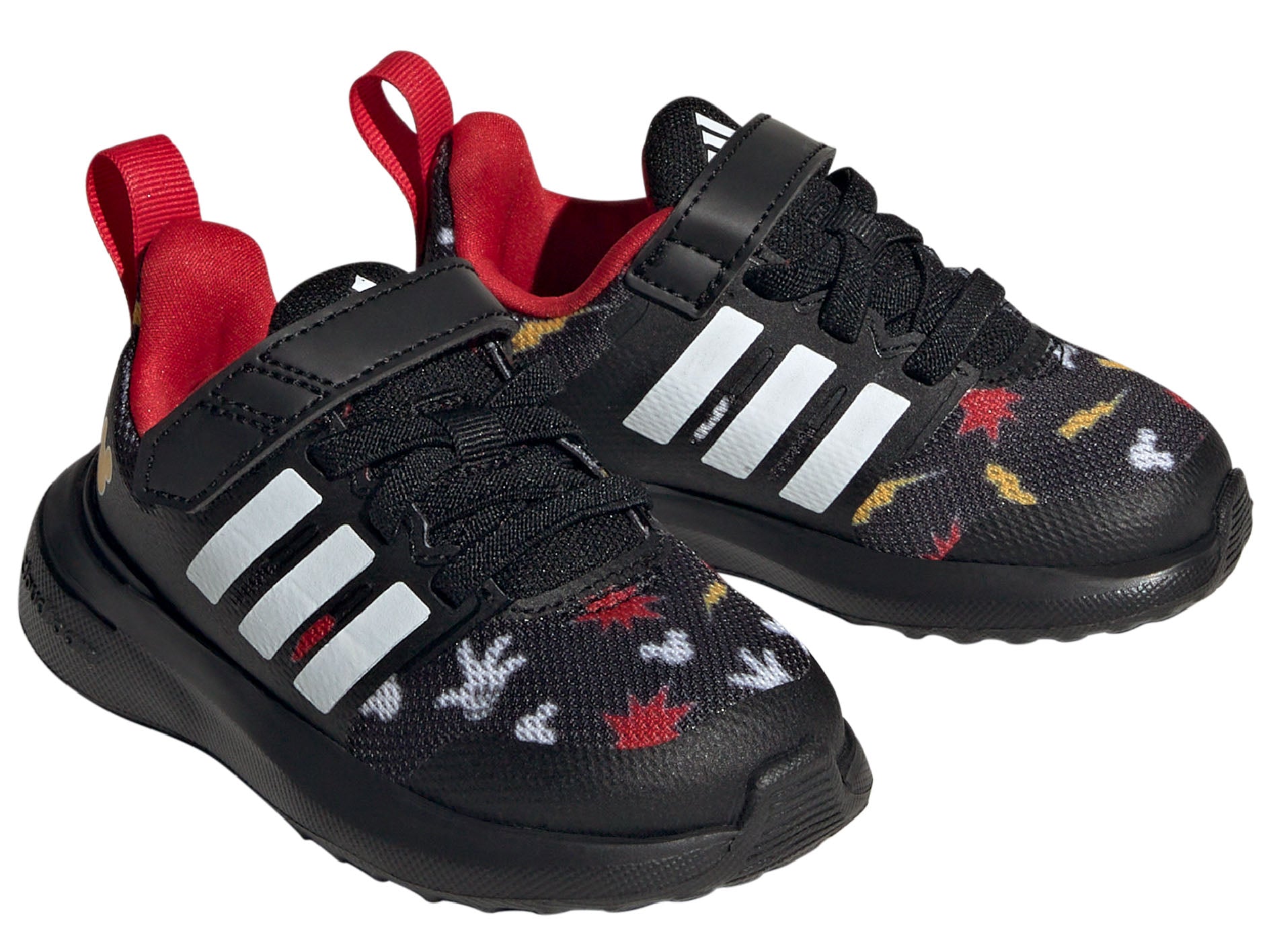 Adidas X Disney Fortarun 2.0 Mickey Mouse Cloudfoam Infant Shoes - HP8994 | Comfortable Baby Sneakers for Walking, Playtime & Everyday Wear