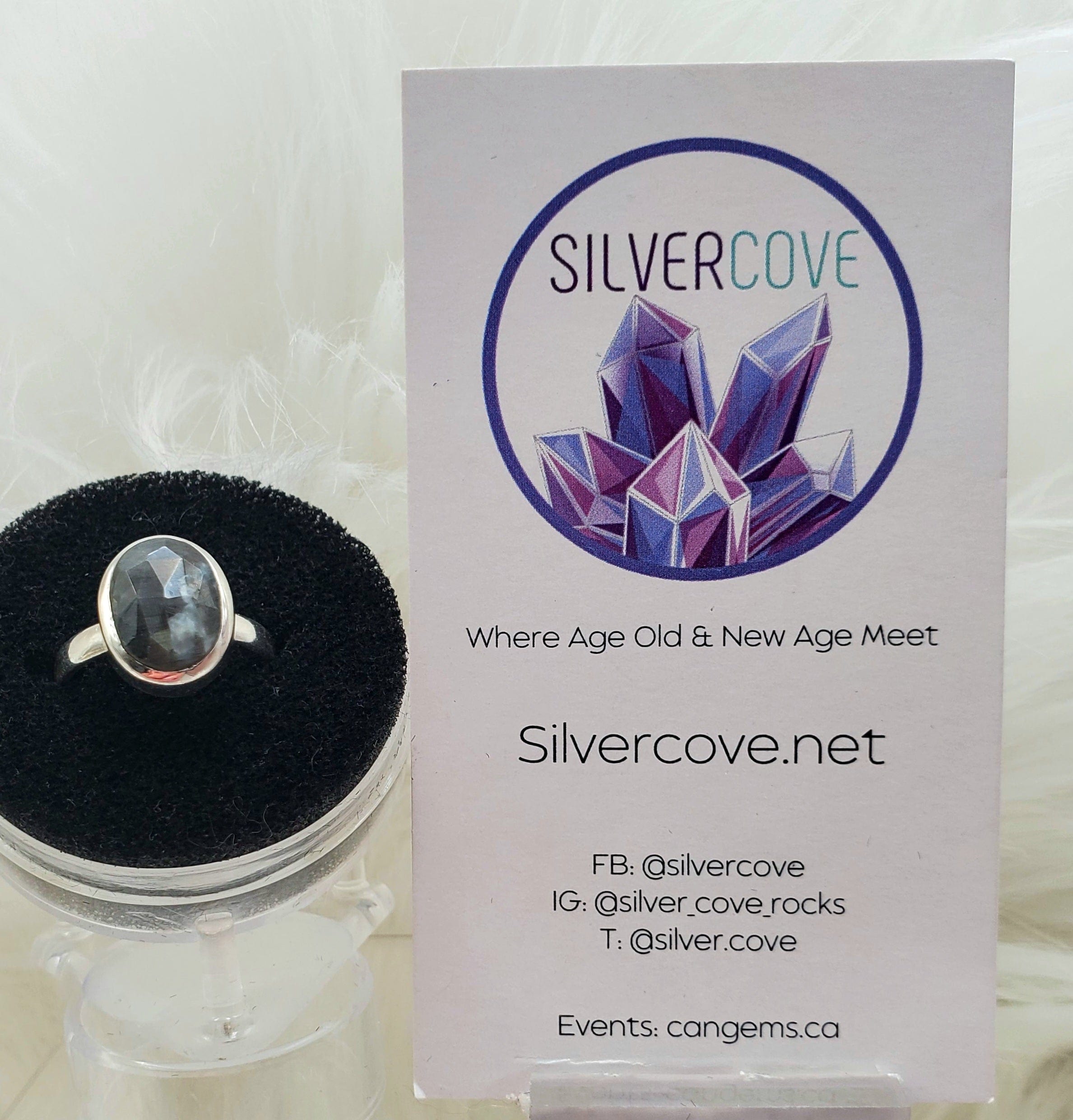 925 Sterling Silver Canadian Sapphire Ring - Size 7.25 - Elegant Birthstone Jewelry for Women, Perfect for Engagement, Anniversary & Special Occasion Gifts