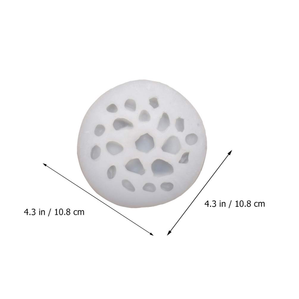 1Pc DIY Stone Silicone Mold for Pebble Making - Irregular Hand Stone Crafting, Resin Art Decor - Perfect for Home Decoration, Garden Stones, and Resin Dice Making Projects