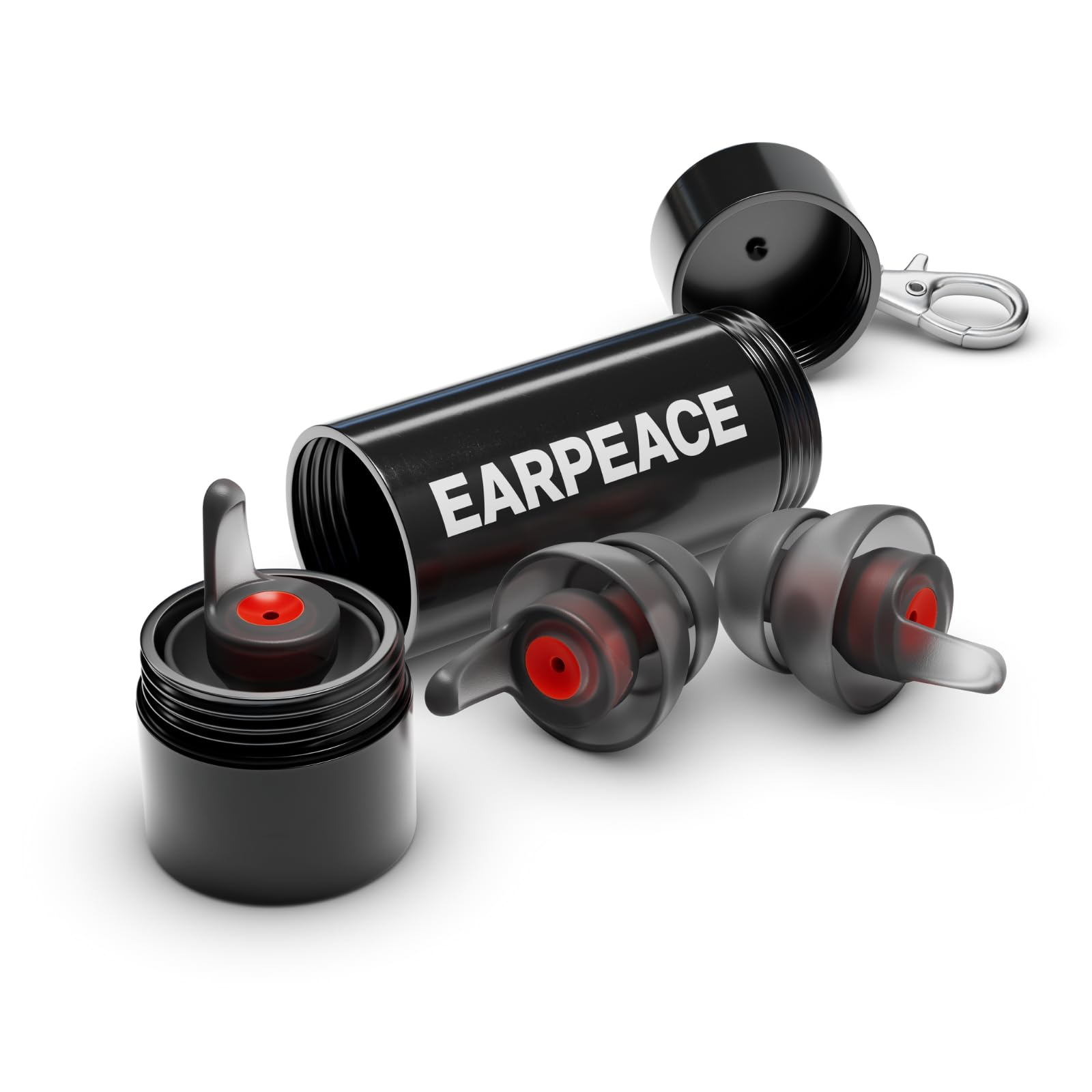 EARPEACE Moto Reusable Earplugs - 26dB Noise Canceling for Motorcycle Riding & Wind Protection