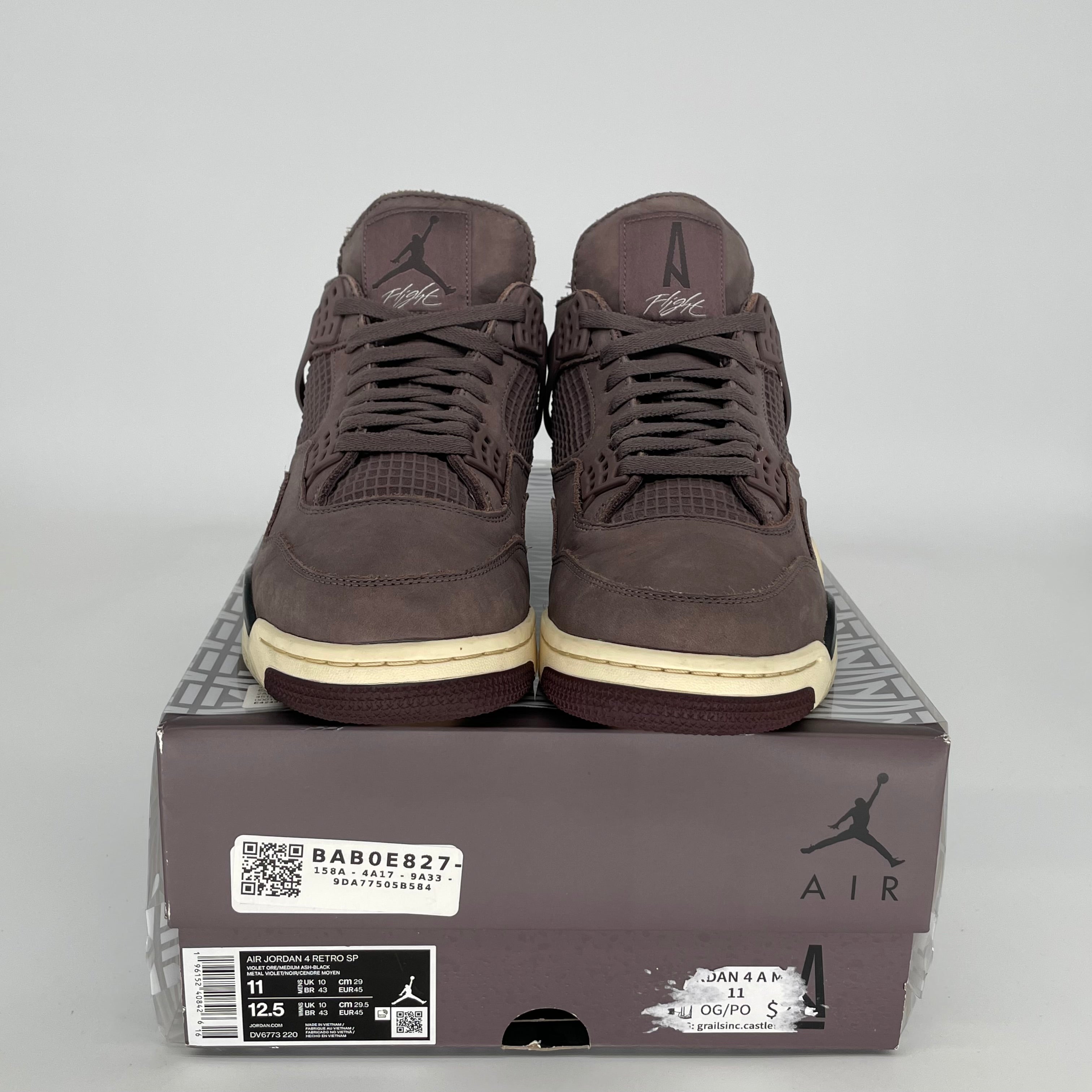 AIR JORDAN 1 Retro High OG A Ma Maniére Violet Ore Sneakers - Men's Size 11 (DV6773-220) - Limited Edition Basketball Shoes for Streetwear & Sneaker Collectors
