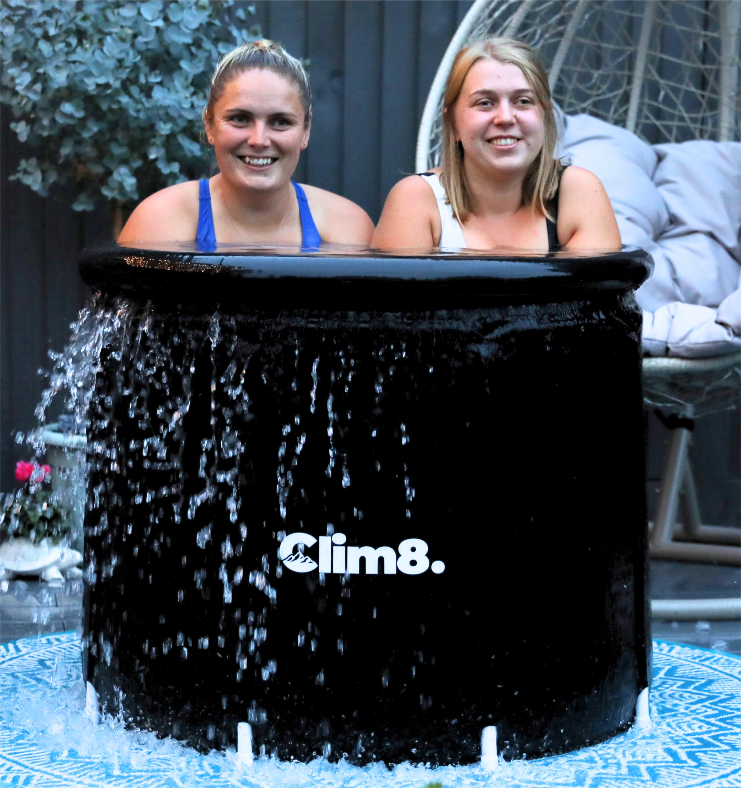 XL Large Cold Plunge Tub for Ice Bath Therapy at Home - Insulated Ice Bath Tub with Cover for Indoor & Outdoor Use - Perfect for Post-Workout Recovery, Athletic Training & Hydrotherapy