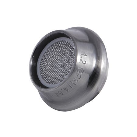 Cal Green Z12KBSA7640 1.2 GPM Female Aerator, 55/64 Inch 27 UNS, Black Stainless - High Efficiency Water Saving Faucet Aerator for Kitchen & Bathroom Sinks