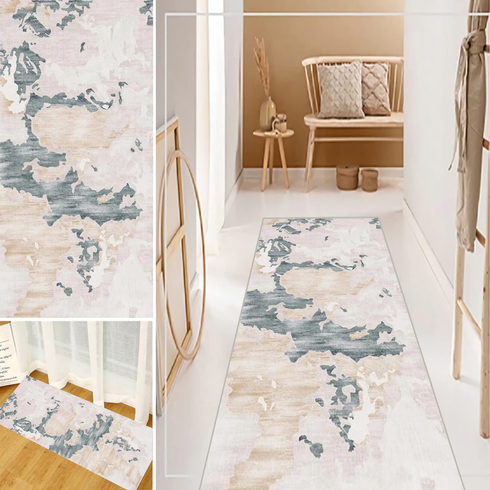 Non-Slip Hallway Runner Rug 3'3