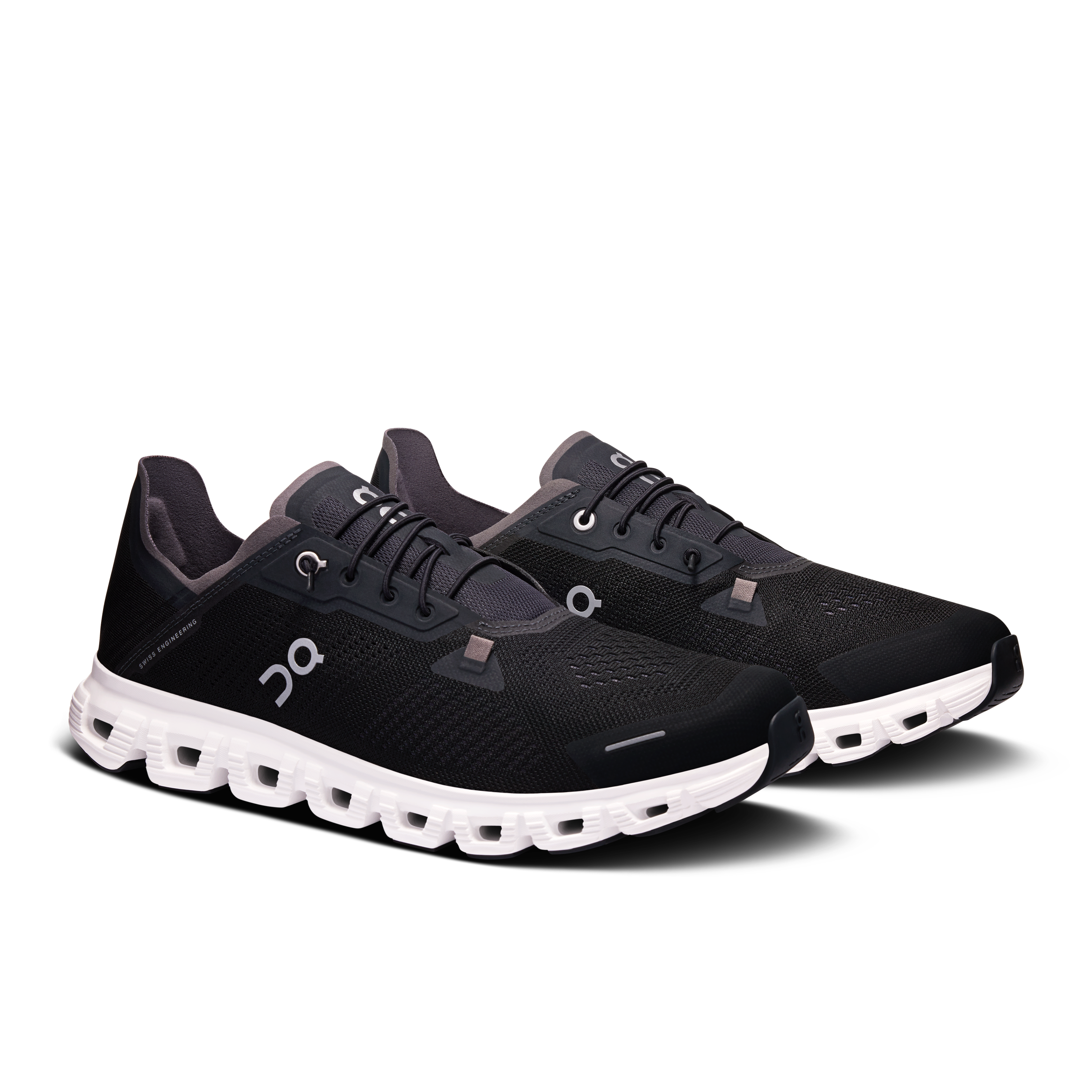 On Running Men's Cloud 6 Coast Running Shoes - Lightweight & Breathable Black/White Sneakers for Jogging, Gym Workouts & Daily Wear