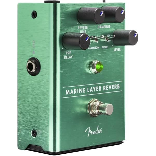 Fender Marine Layer Reverb Pedal - Premium Guitar Effects Pedal for Professional Musicians | Perfect for Studio Recording & Live Performances