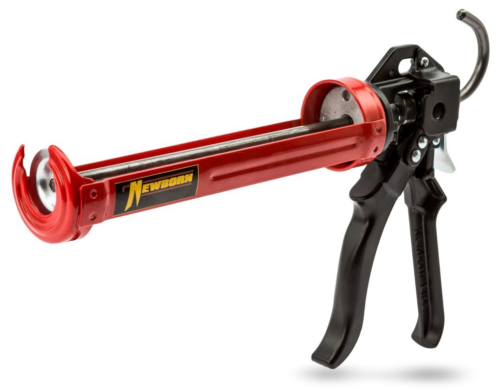 Premium Heavy Duty Caulking Gun - Professional Sealant & Adhesive Applicator for Home Improvement, Construction & DIY Projects - Perfect for Caulking, Gluing & Sealing Windows, Doors & Bathrooms