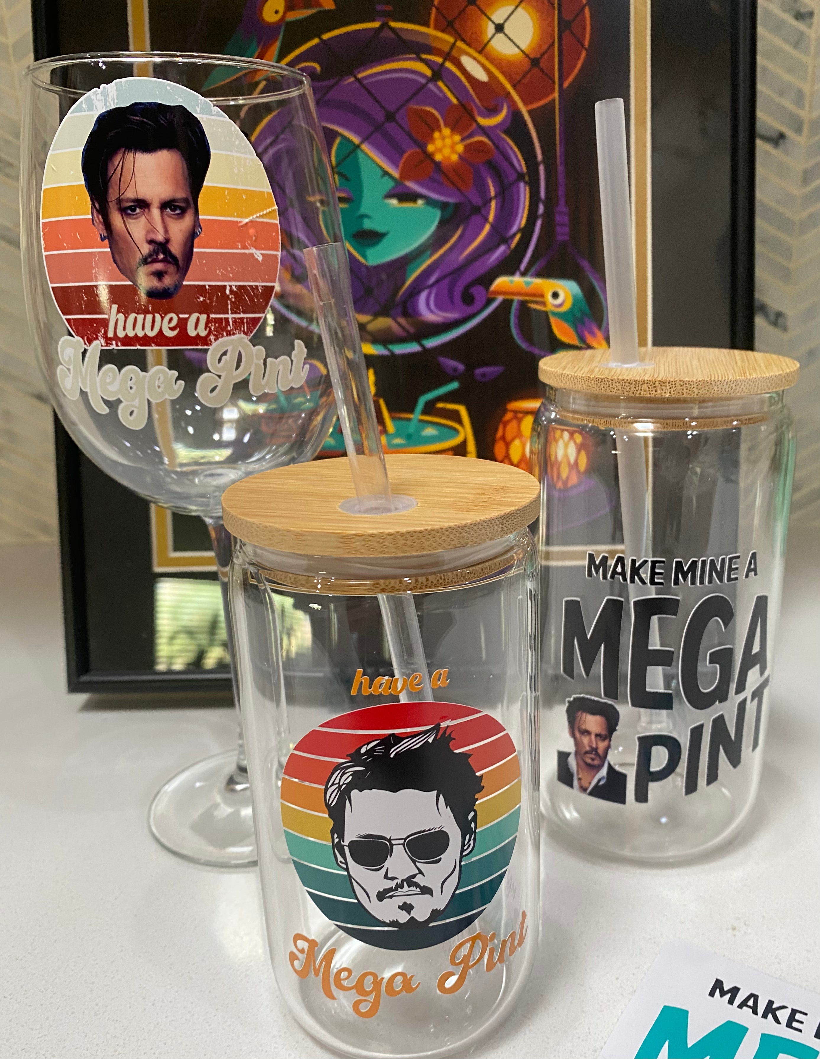 Premium Mega Pint Vinyl Decals - Waterproof & Durable Stickers for Cars, Laptops, Walls - Perfect for DIY Home Decor, Vehicle Customization & Personalizing Devices