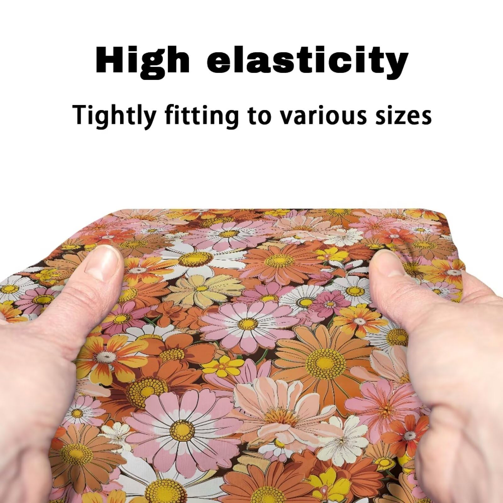 **Daisy Walker Seat Cover - Universal Rollator Walker Seat and Backrest Cover for Seniors & Ladies - Washable Flower Design - Perfect for Indoor & Outdoor Mobility Support**