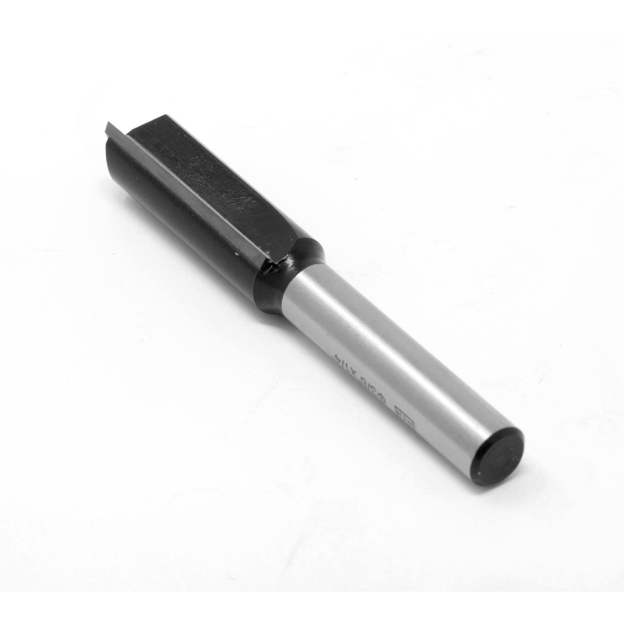 WEN RB106FF 3/8-Inch Straight 2 Flute Carbide Tipped Router Bit with 1/4-Inch Shank - Perfect for Woodworking, DIY Projects & Professional Carpentry
