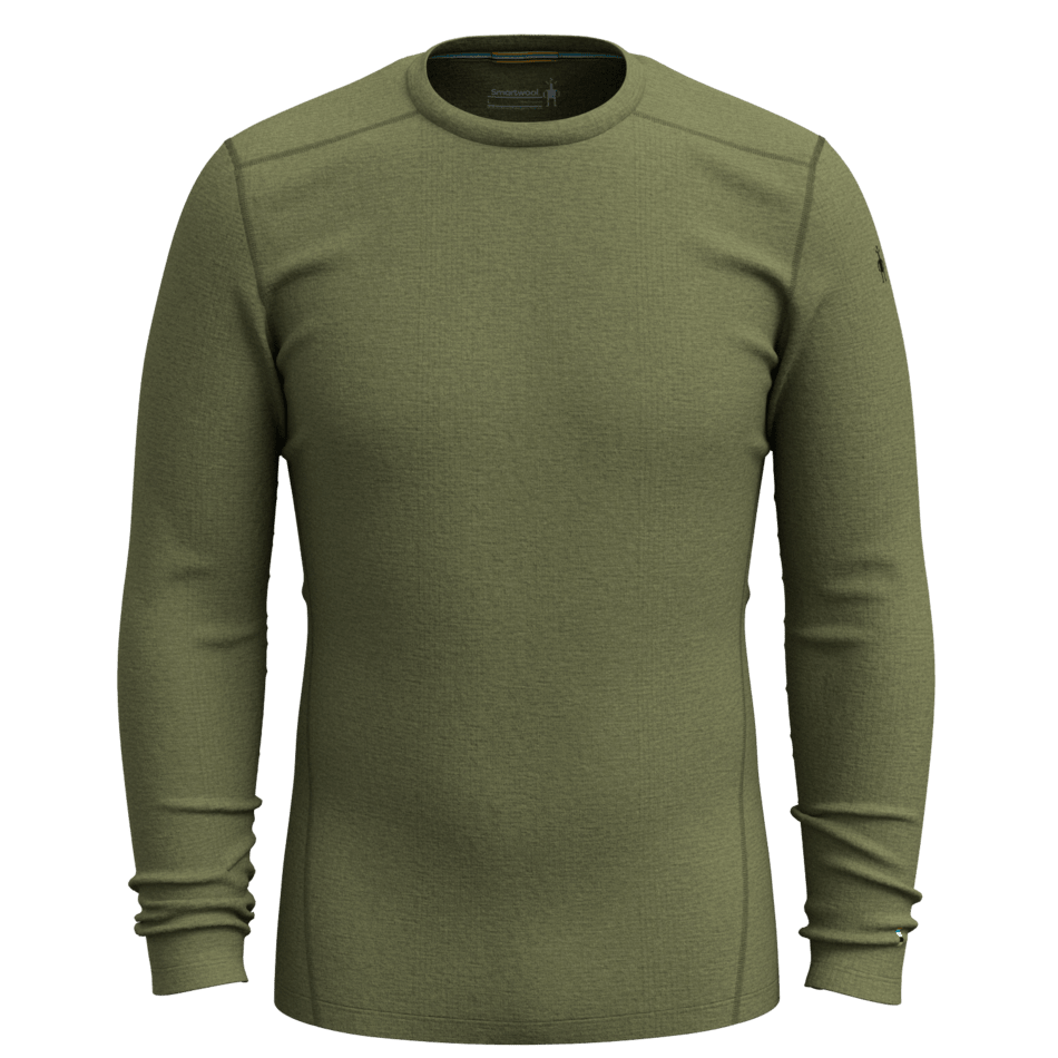 Smartwool Men's Classic Thermal Merino Wool Base Layer Crew Neck Top 2025 - Warm Winter Underwear for Skiing, Hiking & Outdoor Activities