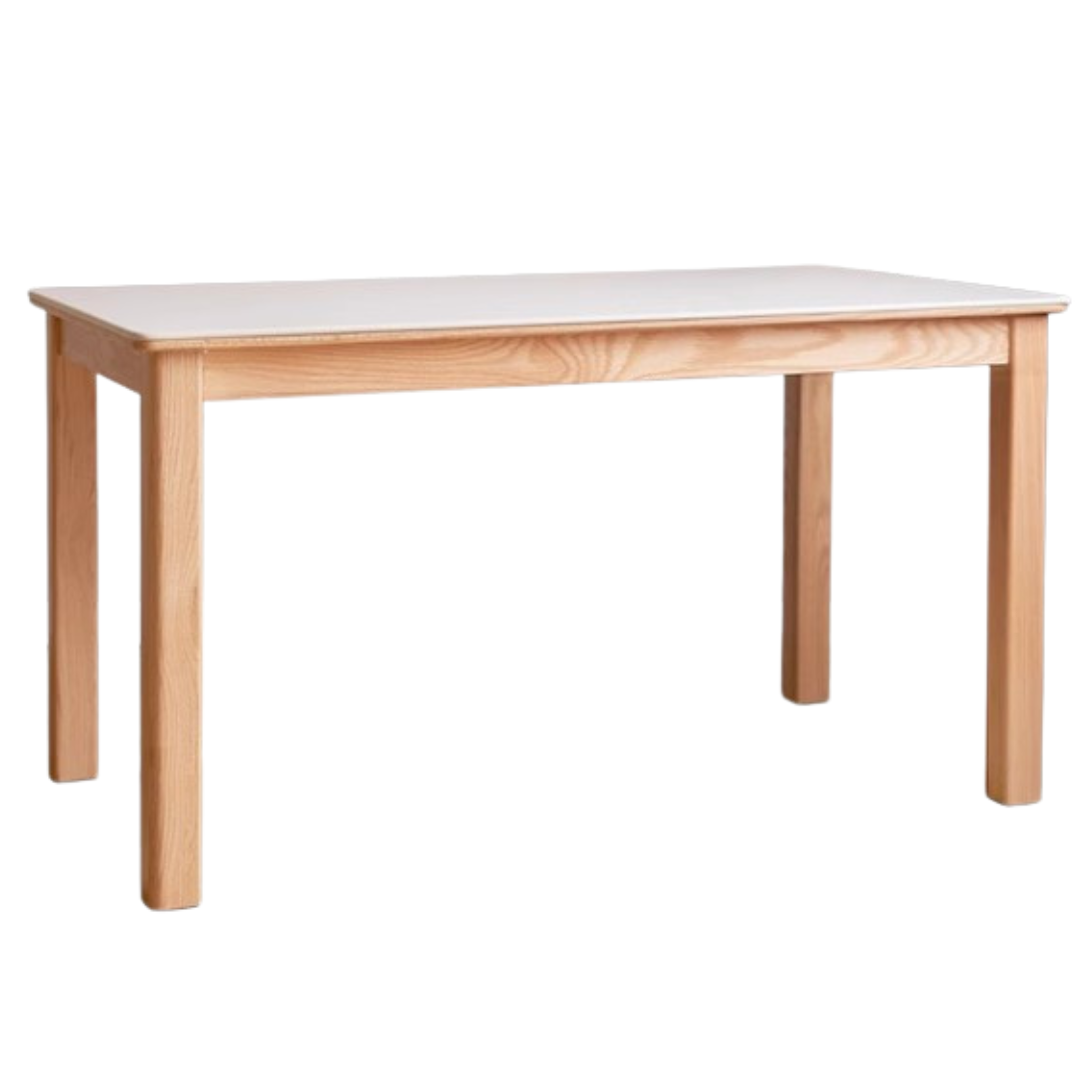 55.2x31.5x29.5 inch / 140x80x75.6cm / Natural Wood Color / Beech first view slate dining table