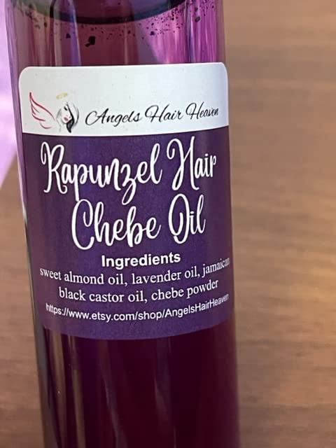 Chebe Hair Growth Oil with Chebe Powder & Jamaican Black Castor Oil - Natural Hair Treatment for Length Retention & Scalp Health | Perfect for Dry, Damaged Hair & Natural Hair Care Routine