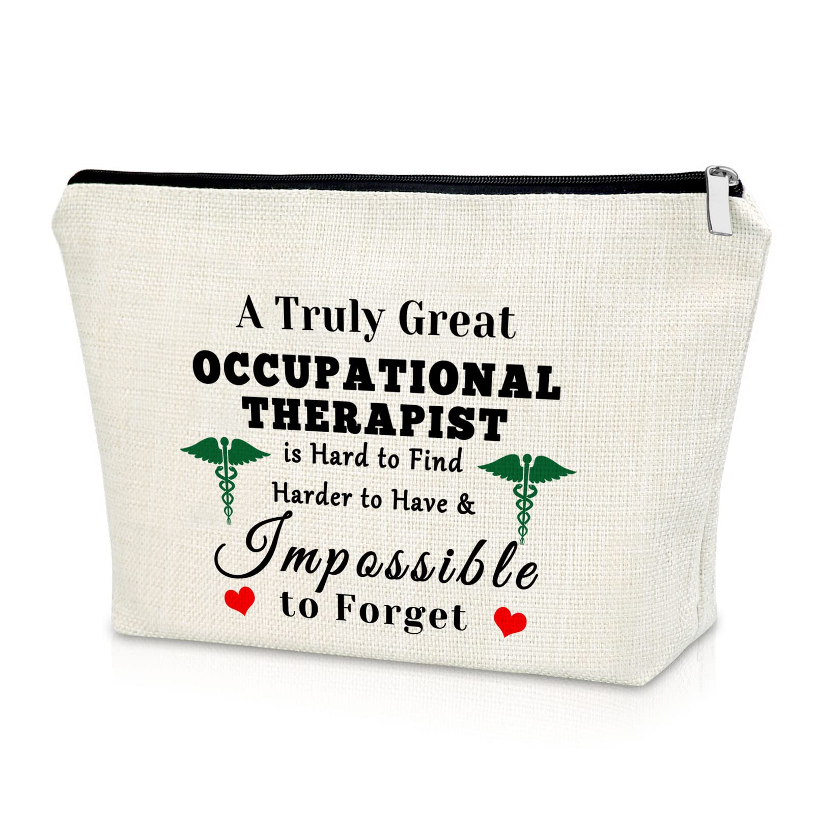 Funny Occupational Therapist Gifts for Women - OT Teacher Appreciation & Thank You Gift - Makeup/Cosmetic Bag for Birthday, Christmas - Perfect for Therapists, OT Students & Healthcare Professionals