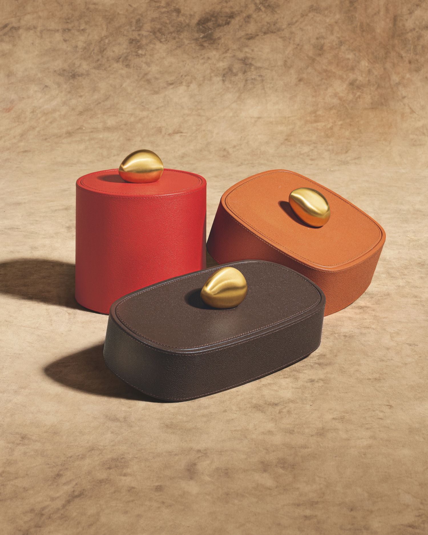 Pebble Trinket Box Trio Set - Handcrafted Stone Jewelry Storage Organizer for Rings, Earrings & Small Keepsakes | Perfect for Home Decor, Gift Giving & Travel Accessories