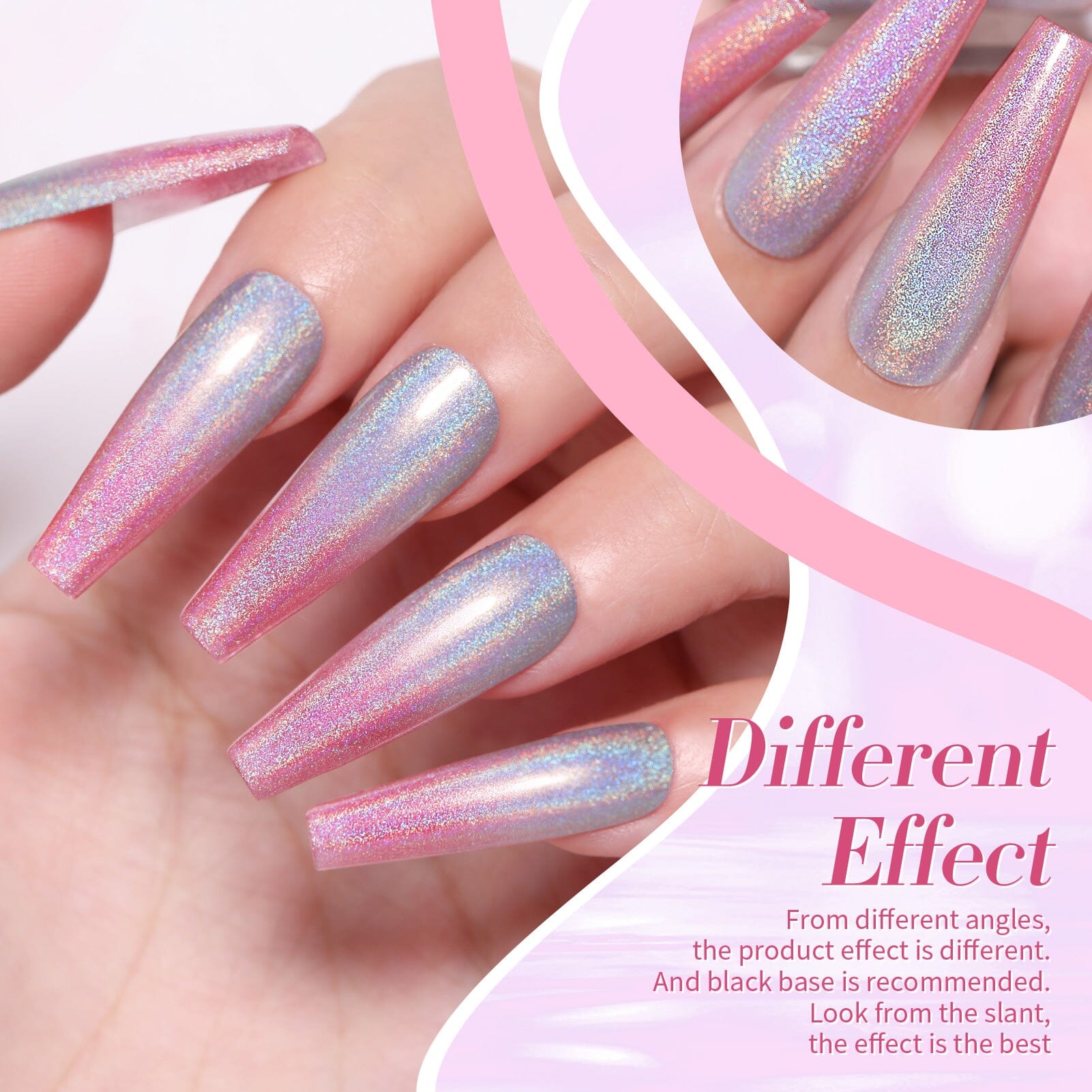 Pink Iridescent Thermal Nail Polish 10ml - Color Changing Nail Lacquer for Manicures & Pedicures - Perfect for Parties, Weddings & Special Occasions