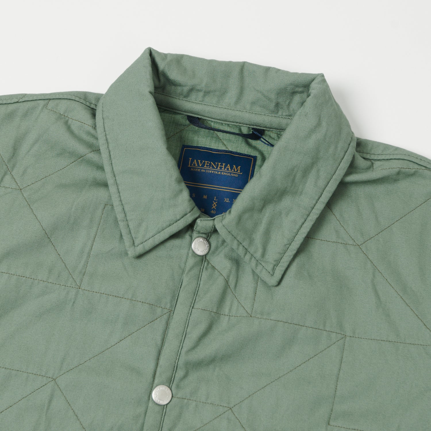 Lavenham Unwadded Worker Raydon Jacket - Leaf Green | Lightweight Workwear for Outdoor Activities & Casual Wear