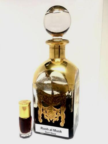 Premium ROOH AL MISK (MUSK BLEND) 3ml - A+ Grade Black Musk Perfume Oil for Women & Men - Long Lasting Fragrance for Special Occasions, Date Nights & Luxury Gifting