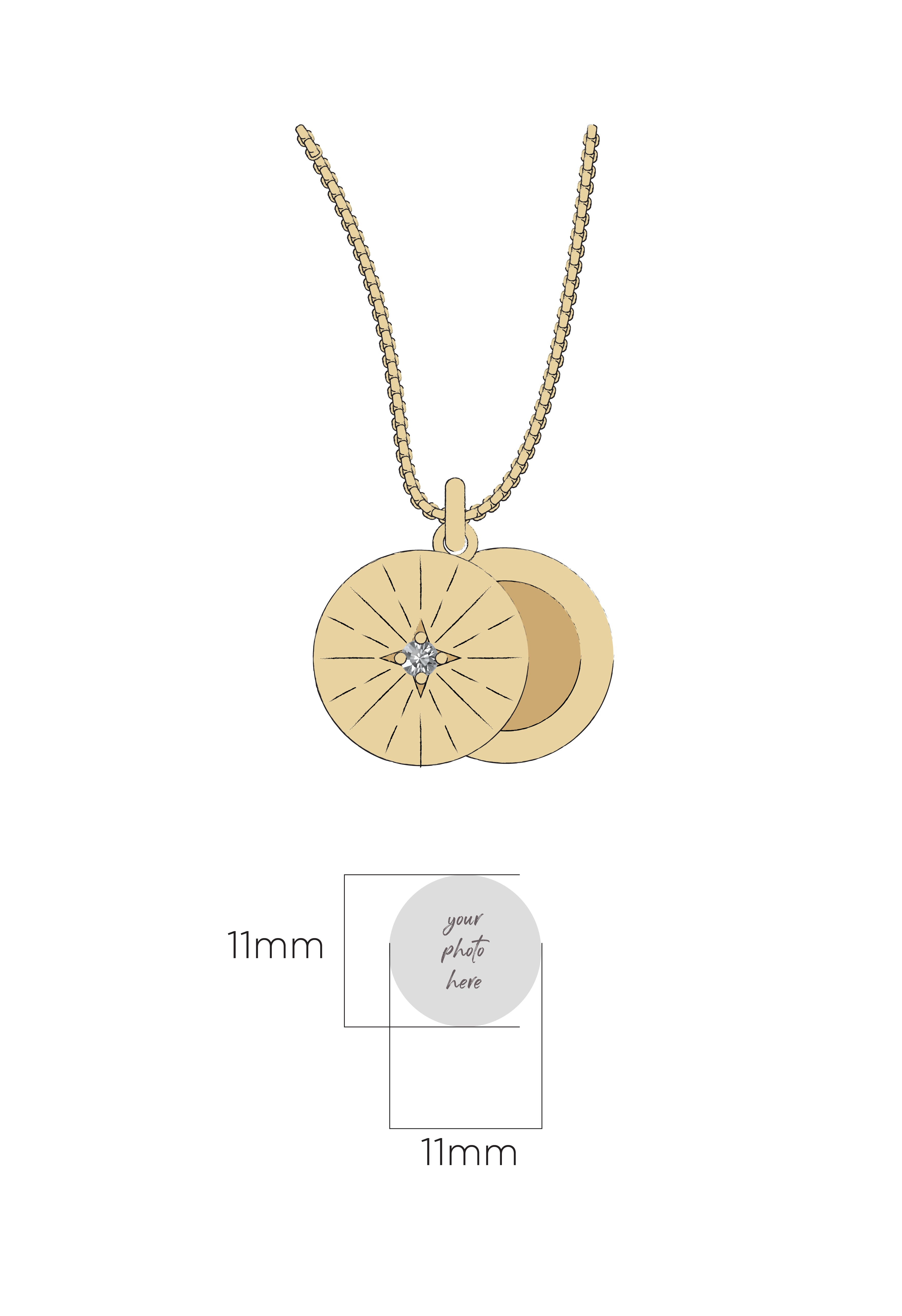 Elegant Swivel Circle Locket Necklace - Sterling Silver Heart Pendant Jewelry for Women - Perfect for Valentine's Day Gifts & Anniversary Presents