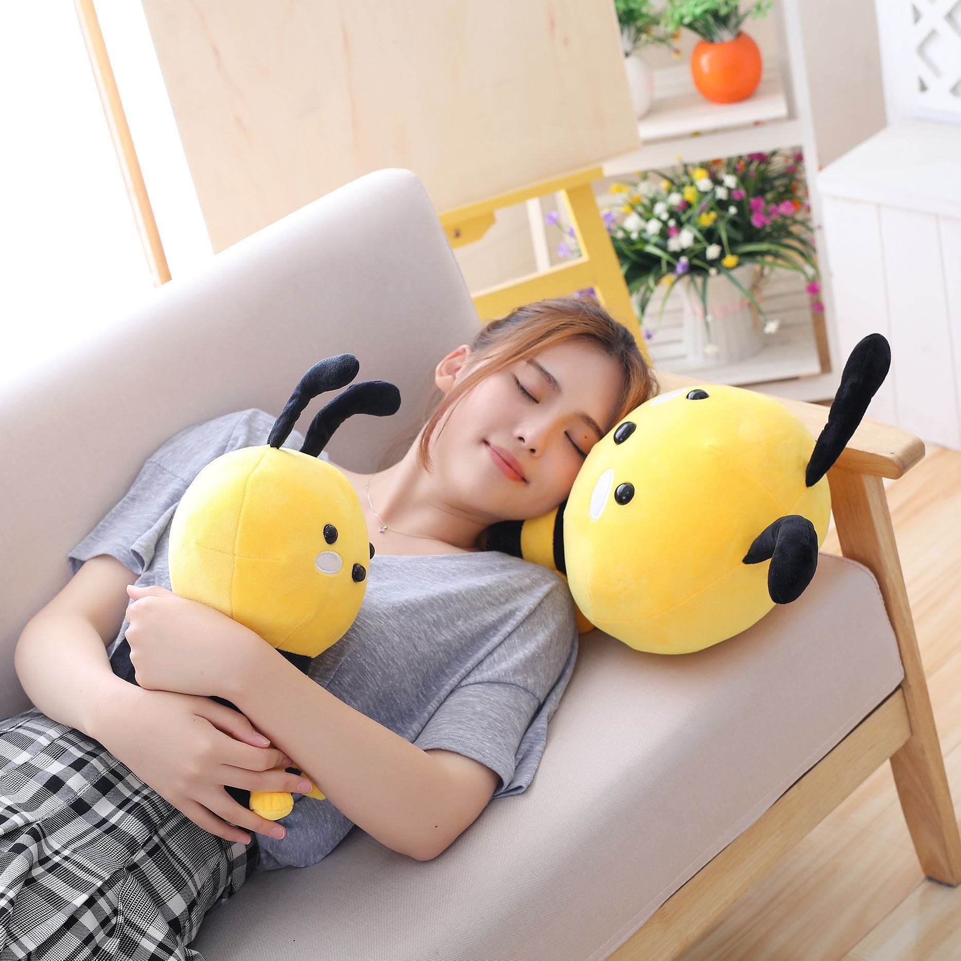 Cute HoneyBean Plush Toy - Soft & Adorable Stuffed Animal for Kids, Gifts, and Home Decor | Perfect for Bedroom, Nursery, and Party Favors