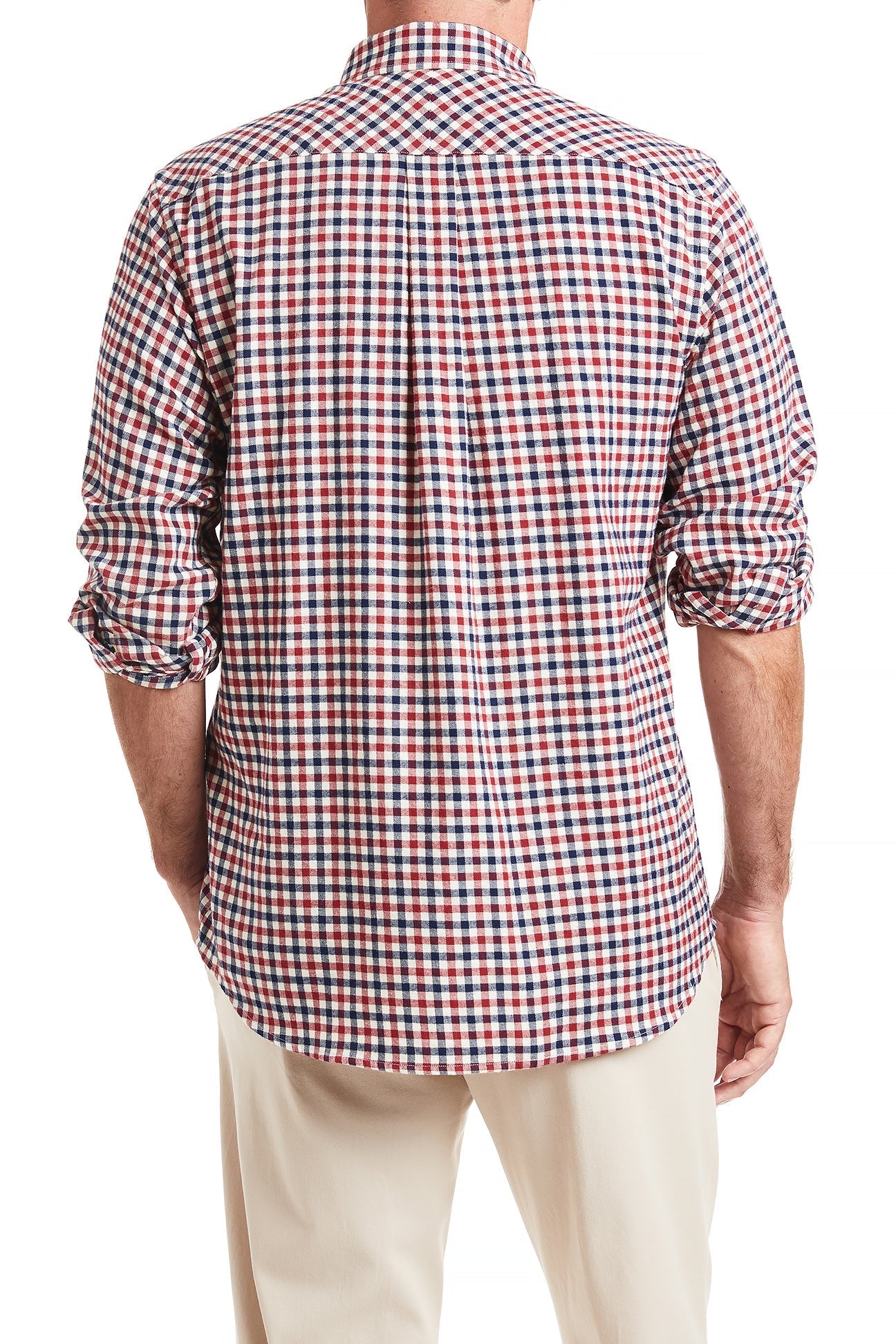 Chase Shirt Barrington Check Red Flannel Shirt for Men - Comfortable & Stylish Plaid Shirt for Casual Wear, Outdoor Activities & Fall Fashion