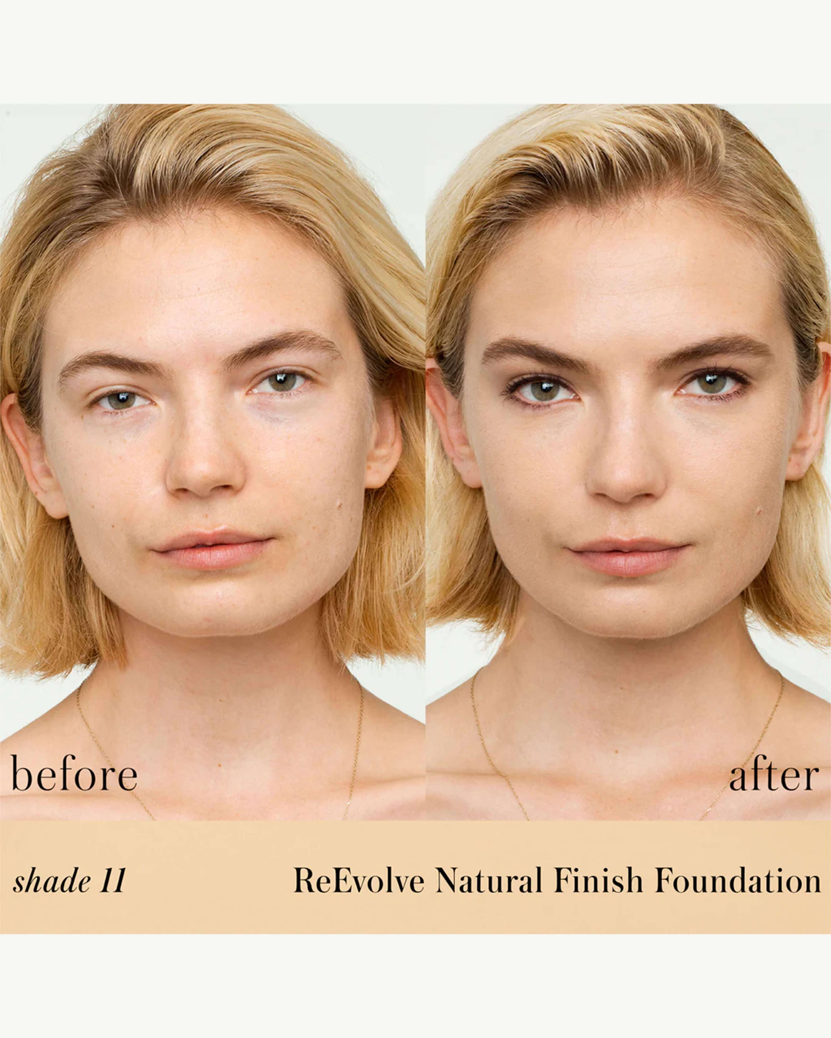 ReEvolve Natural Finish Foundation Refill - Vegan, Cruelty-Free Makeup for Flawless Coverage | Perfect for Daily Wear & Special Occasions