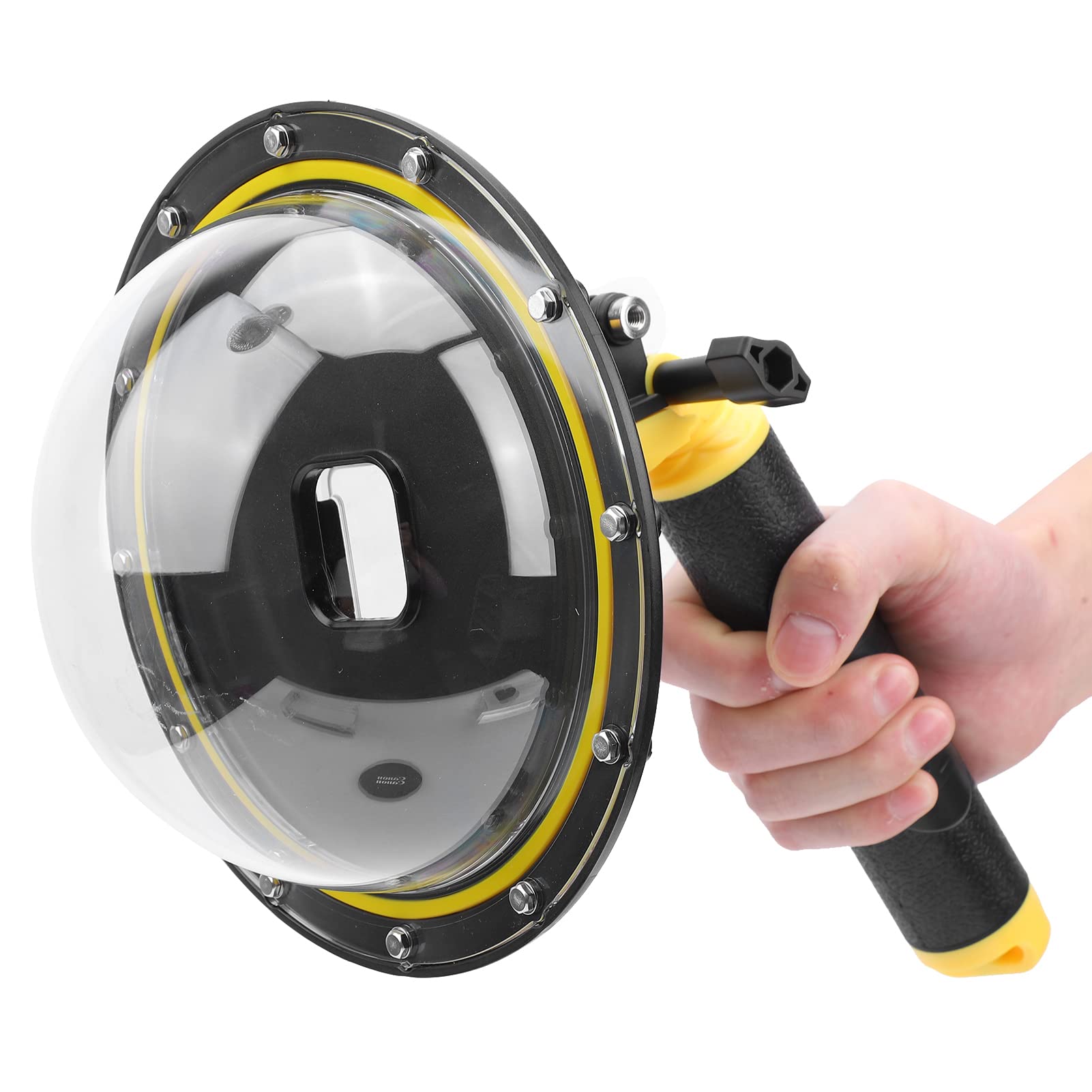 RvSky Waterproof Diving Case for GoPro Hero9 - Fisheye Lens & Sphere Accessories for Underwater Photography, Snorkeling, and Scuba Diving Adventures
