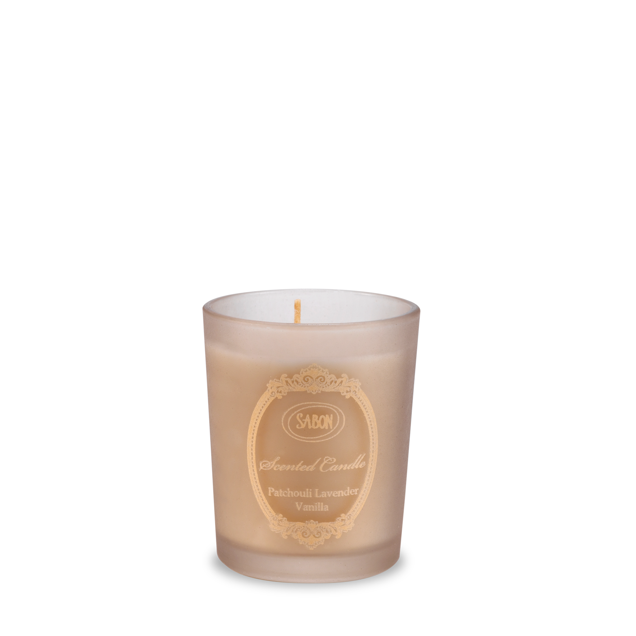 Mini Glass Candles - Patchouli, Lavender & Vanilla Scented Soy Wax Candles for Home, Meditation & Relaxation