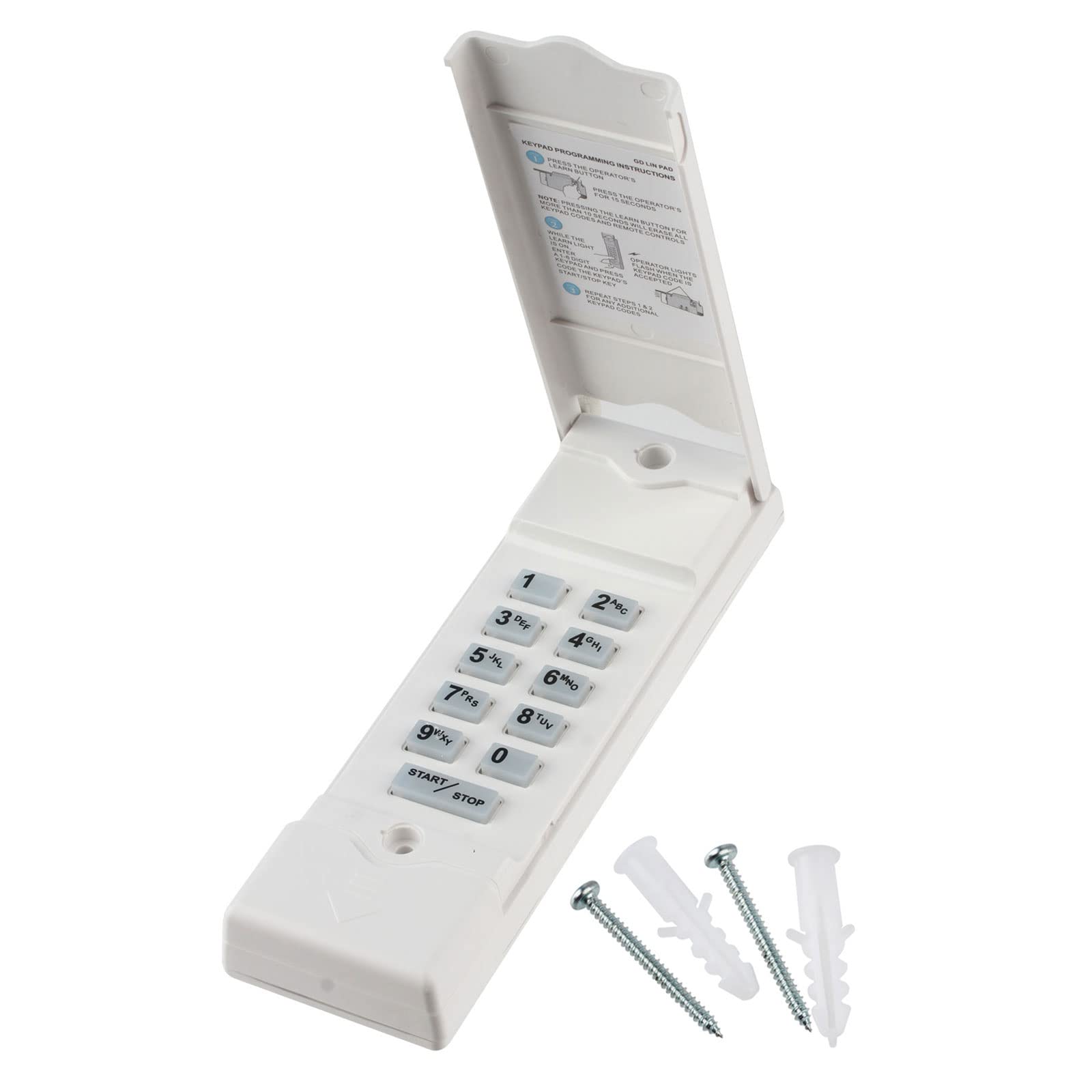 Linear MDTK Garage Door Opener Remote Keypad - Secure Wireless Entry System for Home & Business | Perfect for Hands-Free Access, Delivery Drivers & Secure Property Entry