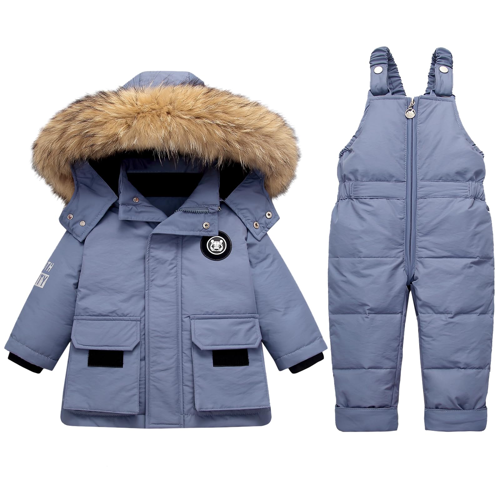Baby Snowsuit for Toddlers 1-5T - Winter Coat & Pants Set for Boys & Girls | Warm Snow Jacket for Outdoor Play & Winter Activities