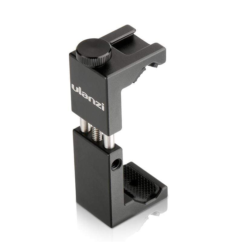 Ulanzi ST-02S Universal Smartphone Tripod Mount with 360° Rotation - Compatible with iPhone, Samsung & More - Perfect for Vlogging, Photography & Live Streaming