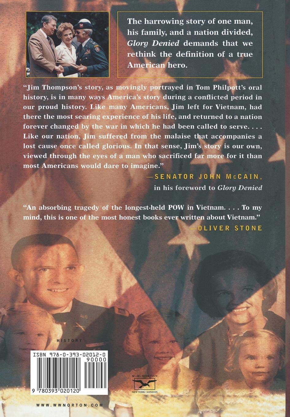 Glory Denied: The True Story of Jim Thompson - America's Longest-Held POW | Military History Book for Veterans & War History Enthusiasts