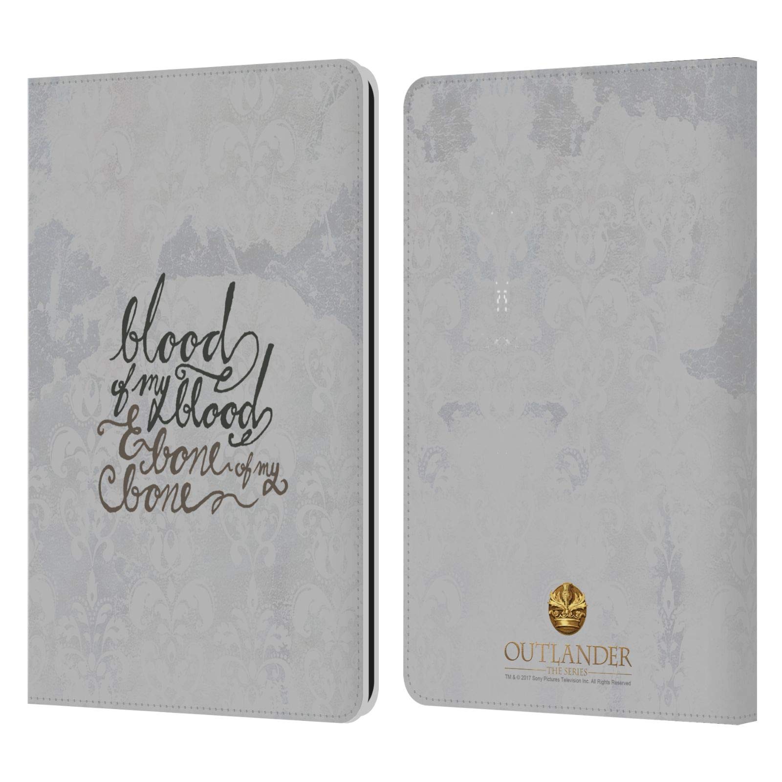 Head Case Designs Outlander Blood of My Blood Kindle Case - Premium Leather Book Wallet Cover for Kindle Paperwhite 1/2/3 - Perfect for Reading & Travel