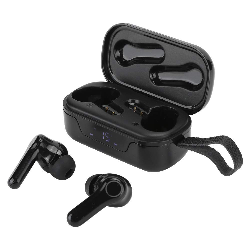Wireless Bluetooth 5.1 Earbuds with Charging Case, Stereo In-Ear Headphones with Built-in Mic for Running, Gym & Workout - Sweatproof Sports Earphones for iPhone Android Smartphones