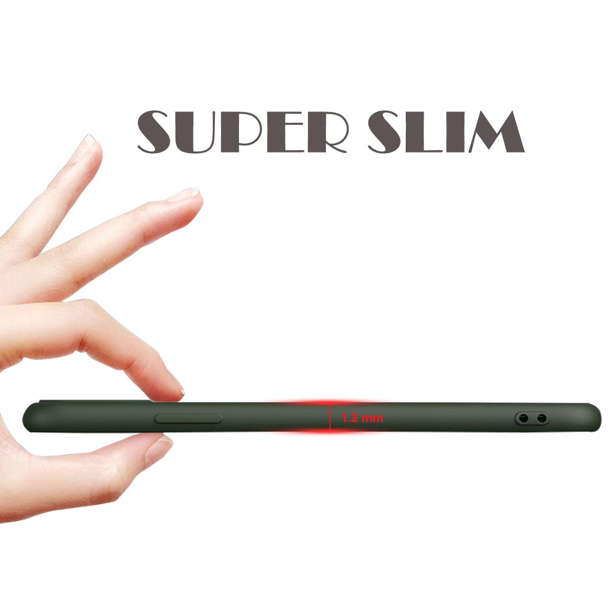 Ultra Slim Shockproof Silicone Case for iPhone 11 - Durable Protective Cover with Soft Touch Finish (Black) | Perfect for Everyday Use, Travel & Outdoor Activities
