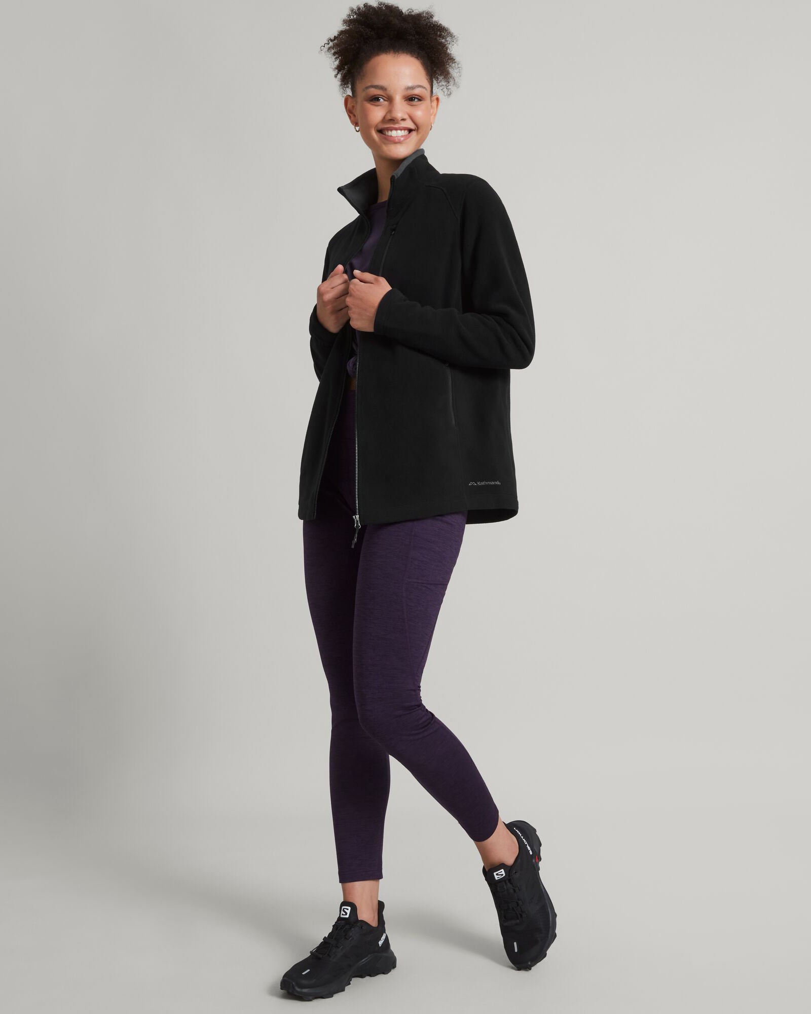 Women's Ridge 200 PrimaLoft Bio Jacket - Lightweight Waterproof Winter Coat for Hiking & Outdoor Activities (Black)
