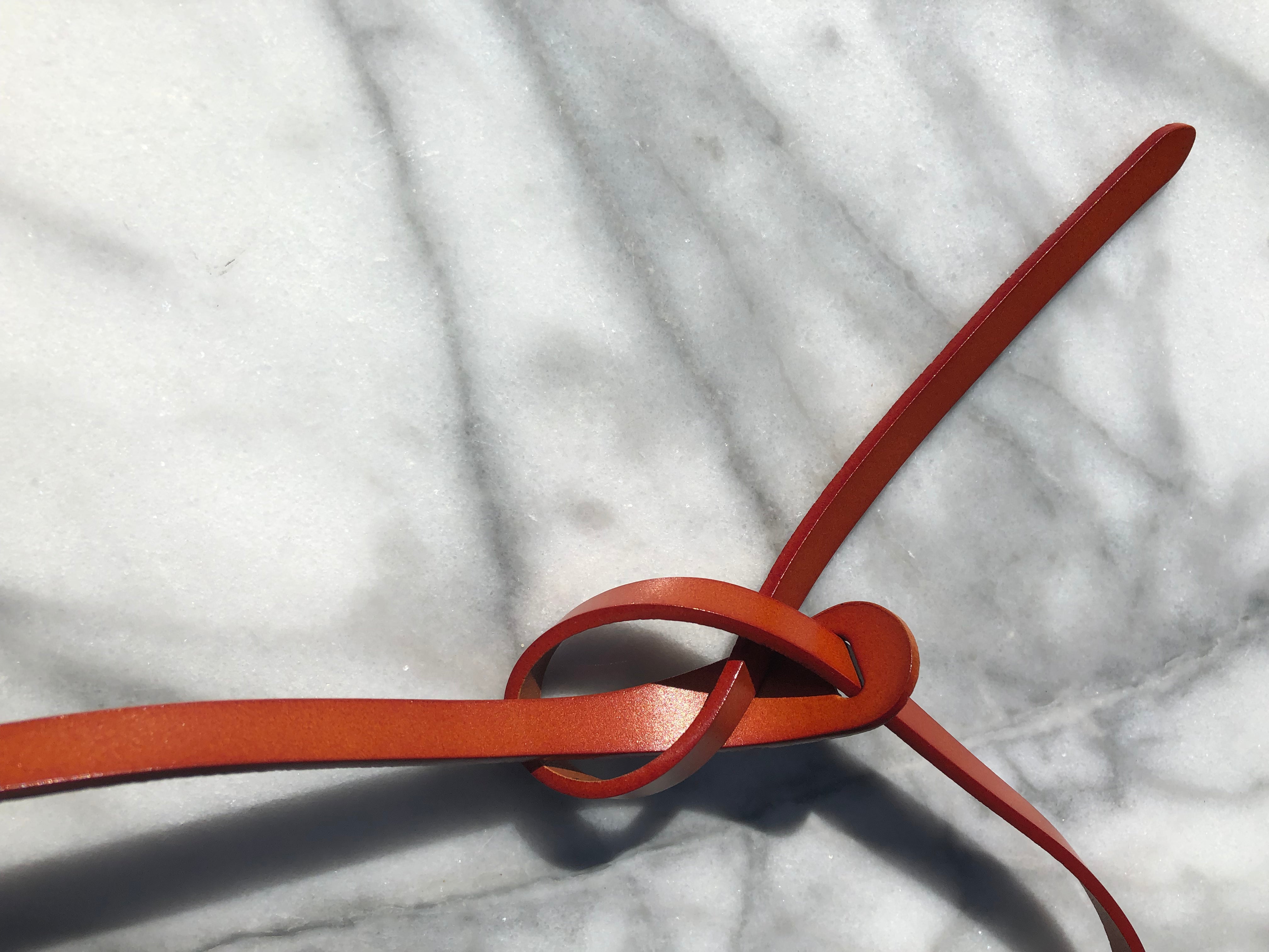 Thin Loop Belt in Tan - Stylish & Minimalist Waist Belt for Women & Men | Perfect for Casual, Office & Everyday Outfits