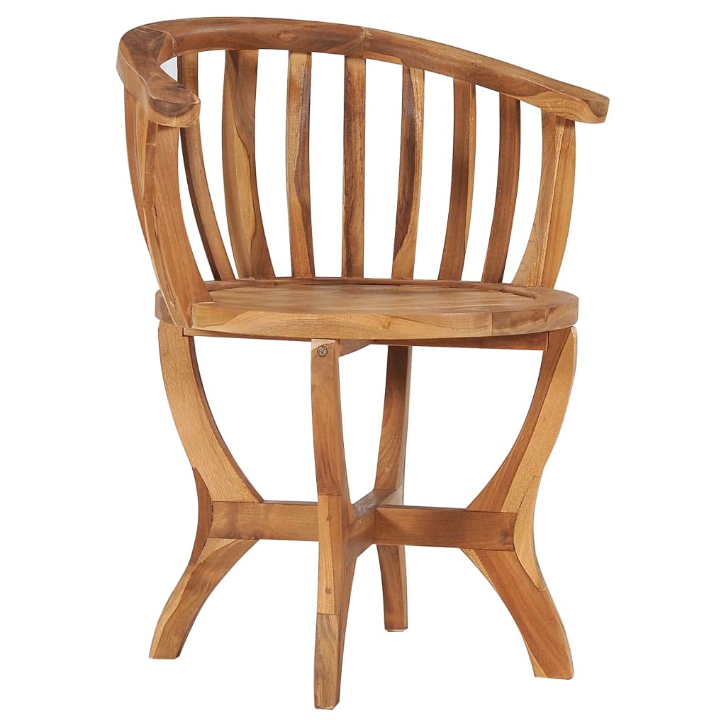 Premium 3-Piece Teak Wood Patio Furniture Set - Outdoor Bistro Table & Chairs for Backyard, Porch, Balcony, Garden, Poolside - Weather-Resistant Durable Wooden Dining Set (Perfect for Outdoor Entertaining & Relaxation)