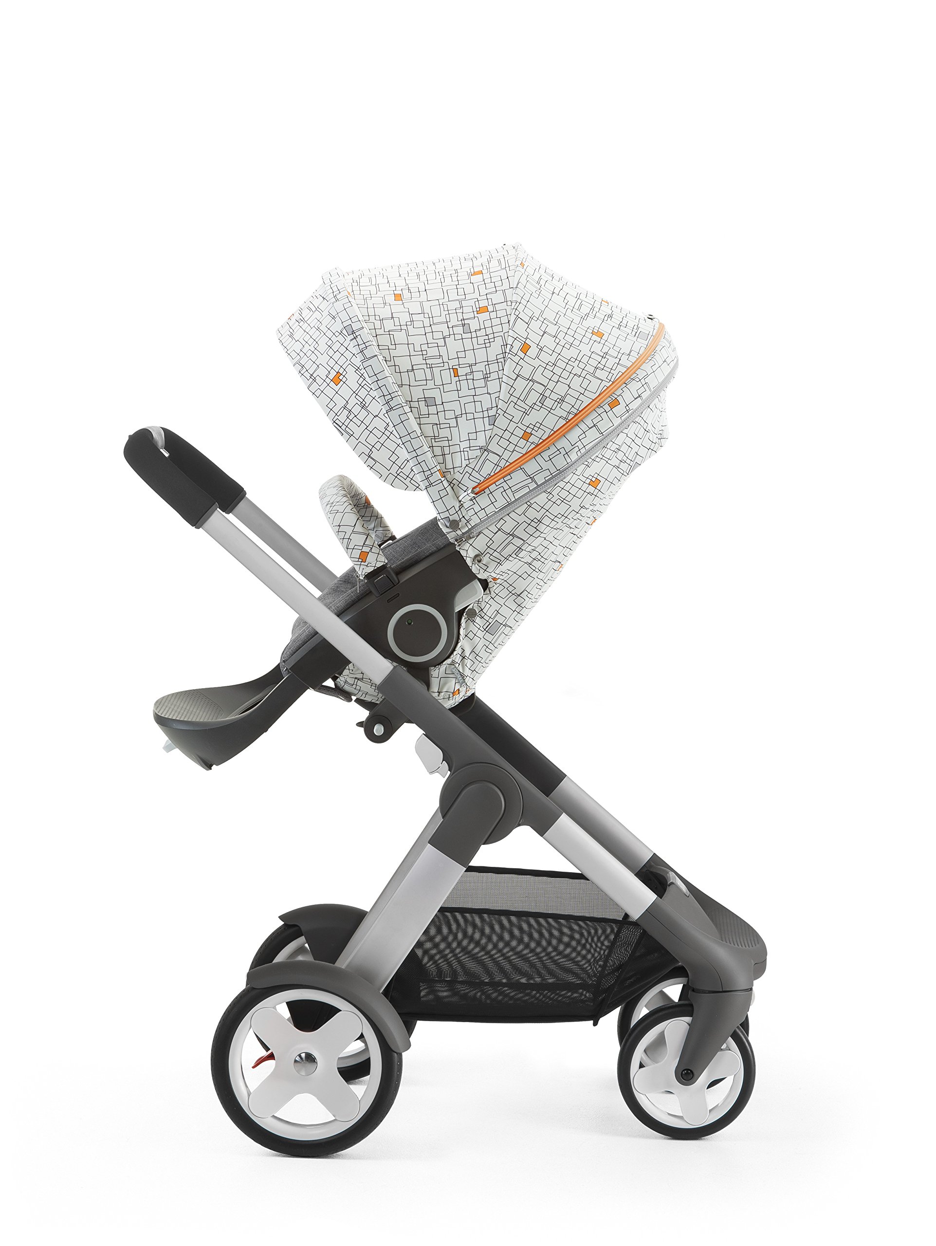 Stokke Stroller Style Kit - Grid Pattern Design | Premium Stroller Accessories for Fashionable Parents | Perfect for Urban Outings & Family Travel