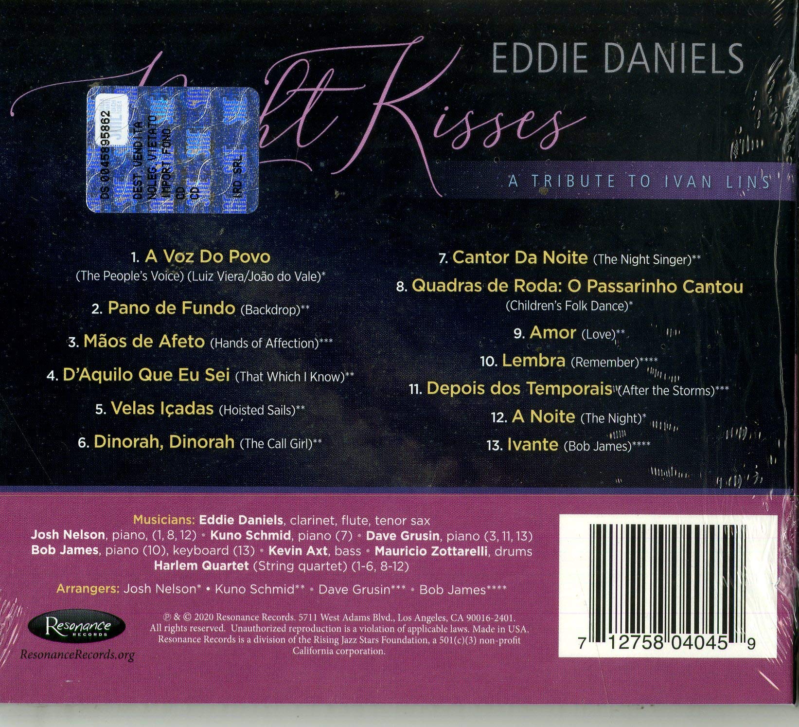 Night Kisses - A Tribute To Ivan Lins | Jazz & Bossa Nova Music Album | Perfect for Romantic Evenings & Relaxation