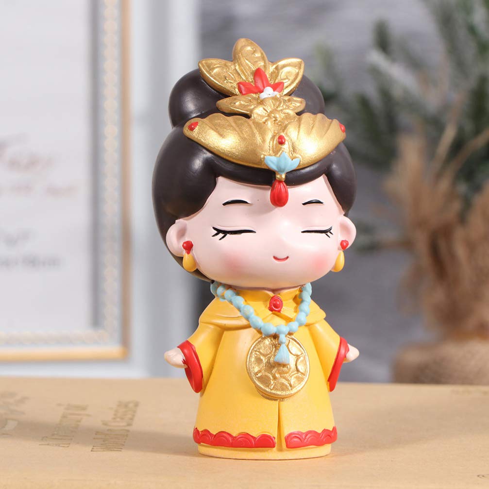 2pcs Emperor Empress Cake Toppers - Chinese Style Birthday Cake Decorations for Wedding, Anniversary & Home Ornament | Elegant Cake Figurines for DIY Cake Crafting & Party Decor