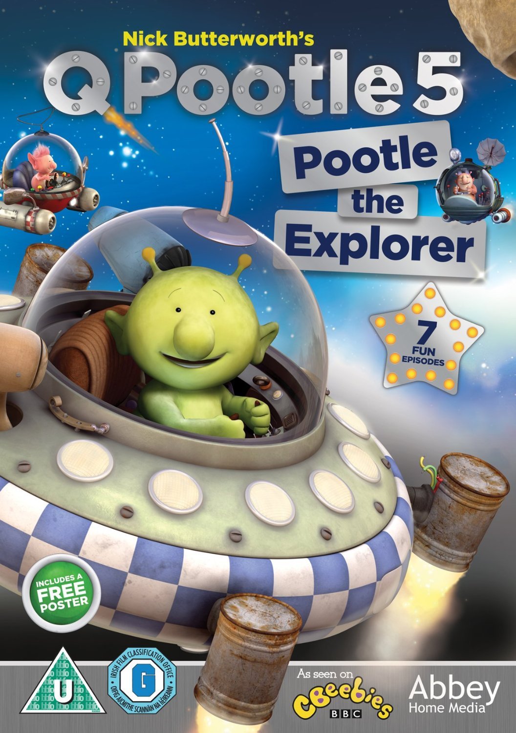 Q Pootle 5 - Pootle The Explorer DVD with Free Poster | Kids Educational Adventure Series | Perfect for Family Movie Nights & Children's Learning Activities